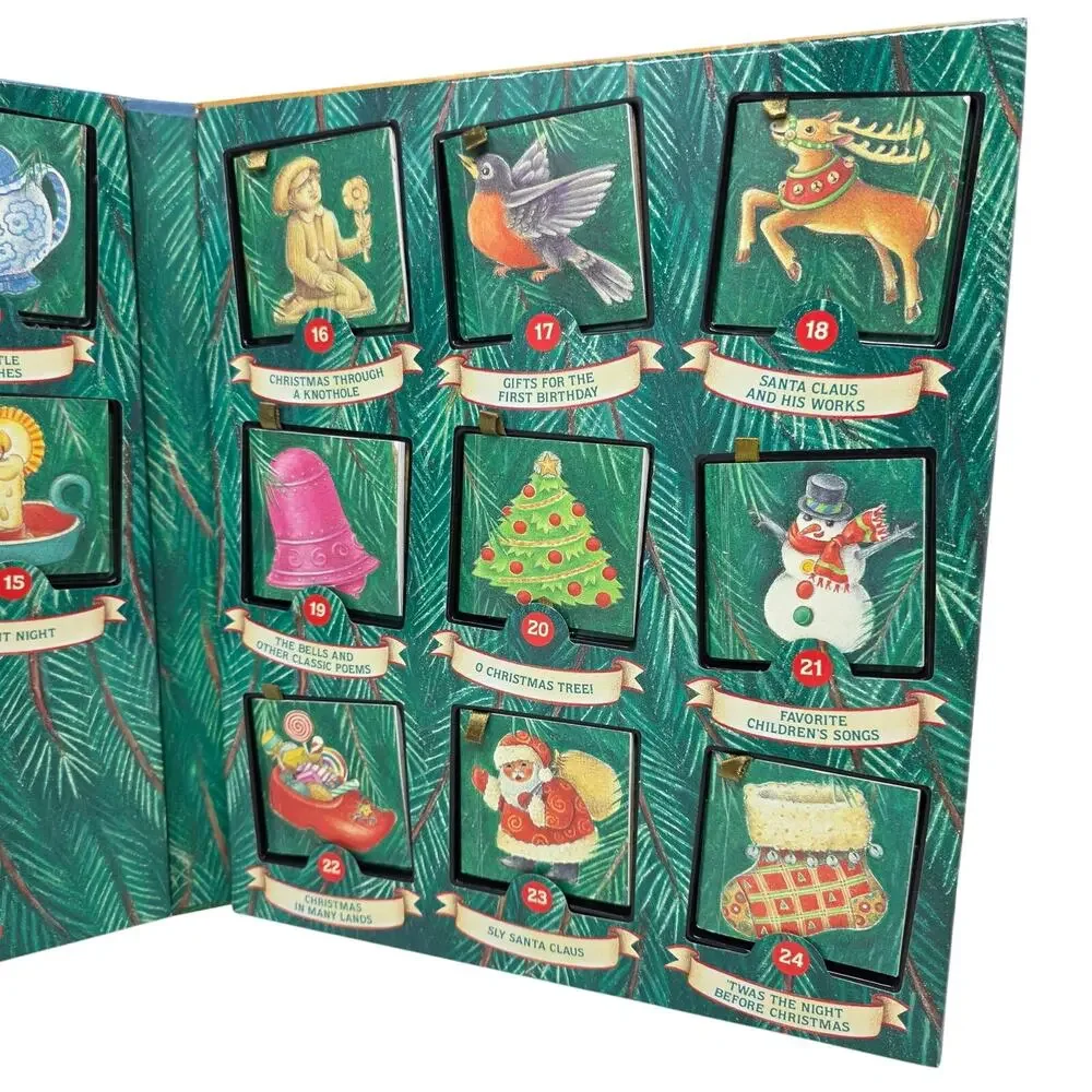 Christmas Keepsake Complete 25 Mini Story Book Ornament Set 2000 Holiday